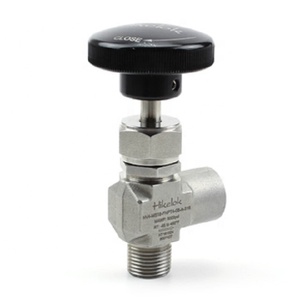 Swagelok Tipo Alta Presión 5000 PSI Acero Inoxidable 1/4 ''1/2'' OD NPT Válvula de Aguja de Capó Integral Válvula de Aguja de Ángulo Recto - Product Image 5