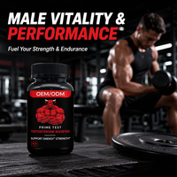 Kapsul Ekstrak Horny Goat Weed Tongkat Ali Label Pribadi OEM untuk Pria, Meningkatkan Stamina Fisik, Energi, dan Meningkatkan Vitalitas Pria