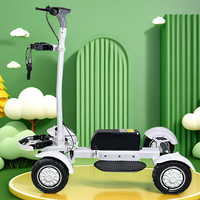 Voiturette de golf électrique pliable en aluminium à 4 roues Loyal, scooter de mobilité, pneus de 10,5 pouces, moteur 2000W, lithium blanc intelligent