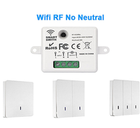 Module de relais intelligent compatible avec la maison, interrupteur mural sans fil Bluetooth 10A/16A, télécommande, application Smart Life