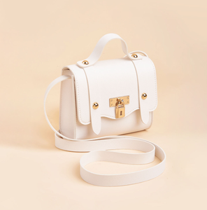 Mochila pequeña cuadrada, bolso tote, bandolera con remaches sólidos, impermeable y portátil - Product Image 5