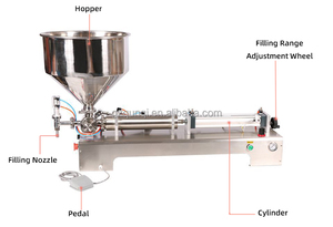 Máquina de Llenado de Líquidos de Diseño Nuevo, de un Solo Cabezal, Semiautomática, Horizontal, para Líquidos y Aceite, de 100 <span class=keywords><strong>ml</strong></span> a 500 <span class=keywords><strong>ml</strong></span> - Product Image 3