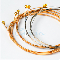 Professional Performance High Quality Coating Brass Nickel Plated Ball End Durable Good Handfeel Acoustic Guitar Strings Set