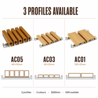 Panneau de clôture d'extérieur en WPC pour cour, terrasse, espace repas en plein air, imperméable, ignifuge B1, écologique, OEM