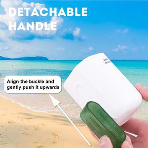 Cf Grote Capaciteit 2 In 1 Reis Draagbare Koffer Tandenborstel Houder Spoel Cup Reiskoffer Tandenborstel Houder Cup Badkamer Set - Product Image 5