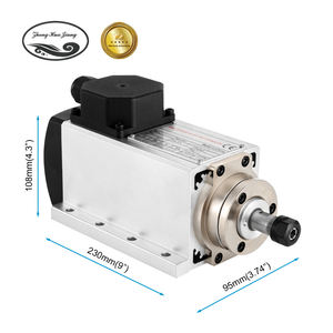 En Tendencia: Motor de Husillo de Alta Frecuencia de 0.8KW ER11 24000RPM Refrigerado por Aire con Correa Cuadrada BT30 110V/220V para Máquina CNC de Perforación y Rodamientos - Product Image 2