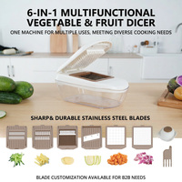 Bpa Gratis Keuken Salade Gereedschap Ui Slicer Dicer Groentesnijder Shredder Hand Raspen Fruit Groente Chopper