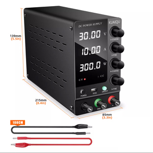 Công Tắc Bàn Ghế DC 0 ~ 30V/0 ~ 10A Có Thể Điều Chỉnh Biến Nguồn Điện Với Điều Chỉnh Thô Và Tốt Và Giao Diện Đầu Ra USB 5V/2A - Product Image 3