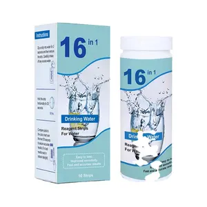 Exquisite new packaging Drinking water test strips 16 in 1 widely used hot sale in 2023 hot product