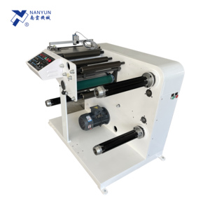 NY-SL320 NY-SL450 hiệu quả cao Tự động 350mm 450mm băng dính khắc đột Rewinder máy cho Bopp băng với đôi trục - Product Image 1