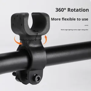 2nd Generation U-Shaped 360-Degree Rotating Car Clip <b>Bicycle</b> Mount <b>Light</b> Clip Flashlight Rehabilitation Therapy Supplies - Product Image 2