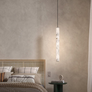 Lámpara Colgante Lineal Moderna de Piedra de Nieve para Hotel, Villa, Dormitorio, Sala de Estar, Escalera, Decoración de Interiores - Product Image 6