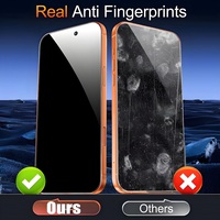 Protection d'écran anti-espion à couverture intégrale pour iPhone 16 PRO MAX, verre de confidentialité pour iPhone 18, 17 Air, 17 Pro Max, verre trempé