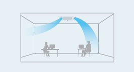 Unidades Interiores de Cassette de Cuatro Vías con Ajuste Automático EEV de la Marca Midea, 3.6kw 12.3kbtu, Aire Acondicionado Central VRV para Hipermercados - Product Image 4