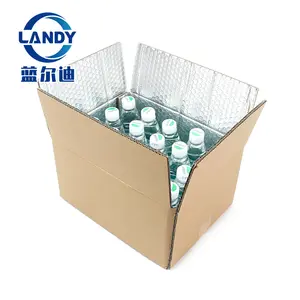 recyclable doorstep milk delivery insulated interior milk subscription shipping box