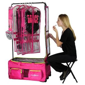 Free sample Travel Duffle Dance Garment Bags with Garment Rack Waterproof Luggage Trolley <b>Roller</b> Kids Ballet Competition - Product Image 6