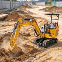 Excavatrice minière électrique compacte avec système de chenilles hydrauliques à rotation à 360 degrés pour la construction de tunnels souterrains
