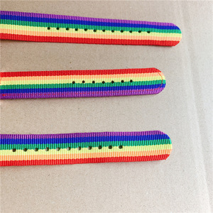 Bracelet de fierté LGBT pour bisexuels, lesbiennes, gays, bracelets de fierté LGBTQ, bracelet en nylon fait main, réglable, bracelets arc-en-ciel - Product Image 4