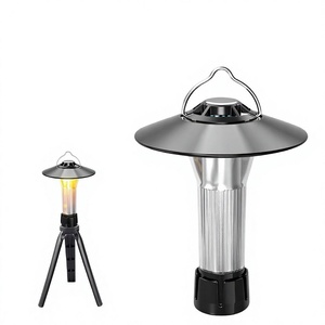 Linterna de luz para acampar, linterna portátil, recargable por USB, atenuación continua, resistente al agua para senderismo - Product Image 1