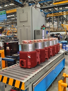 Moteur asynchrone triphasé IE2 Innomotics GP 75 kW 2P B3 460/480 V à montage sur pied 3000 tr/min 50 Hz étanche usage général - Product Image 5