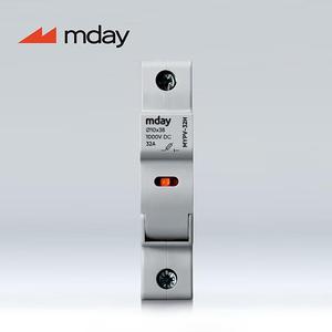 Mday 32A 10x38 Mét Đồng năng lượng mặt trời PV hệ thống cầu chì cơ sở 1000V DC cầu chì chủ với á<span class=keywords><strong>nh</strong></span> sáng - Product Image 3