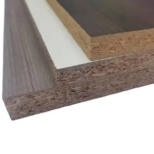 Placa de partículas de melamina com borda de PVC 2750 x 1830, superfície finalizada resistente e durável 16 mm MDF