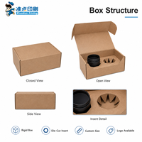 Boîte à dosettes de café en kraft personnalisée, boîte en papier écologique pour l'absorption des chocs et le rangement des tasses à café et autres petits objets