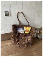 2025 tendance Vintage léopard Design sacs à provisions grande capacité femmes sac à main dame épaule femmes sac fourre-tout