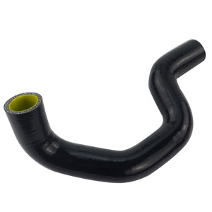 Manguera de silicona para radiador Poy para Honda K20 K24 EK EG Civic negra de 3 capas reforzada - Product Image 2