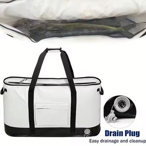 Bolsa de Pesca Profesional Impermeable IPX6 con Múltiples Bolsillos, Correa de Hombro Ajustable y Ligera para Pescadores - Product Image 4