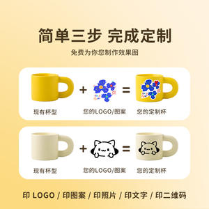 Cerouky Ceramic Mug Large Handle Heat Resistant <b>Microwave</b> Safe For Daily Use And Gifts - Product Image 5