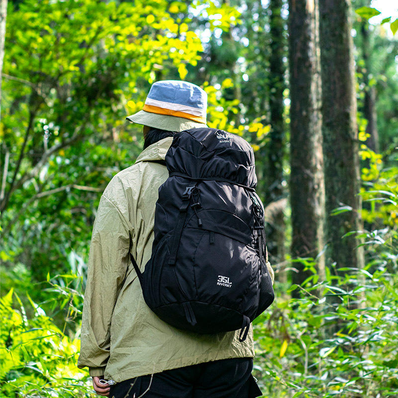 สีดำ น้ำหนักเบา พับได้ - 35 ลิตร