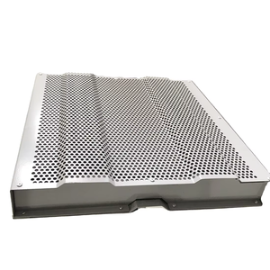 0,5-3mm verzinktes Eisenblech Perforiertes Netz für den Gebäudes chutz Stahldraht geflecht Perforiertes Metallblech Rundloch gitter - Product Image 5