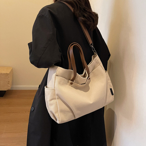 Borsa a Tracolla da Donna in Tela di Grande Capacità con Logo Personalizzato per Uso Quotidiano - Product Image 5