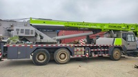 Grue mobile sur camion Zoomlion d'occasion de 25 tonnes avec flèche télescopique, moteur et pompe Weichai, hauteur de levage de 42 m