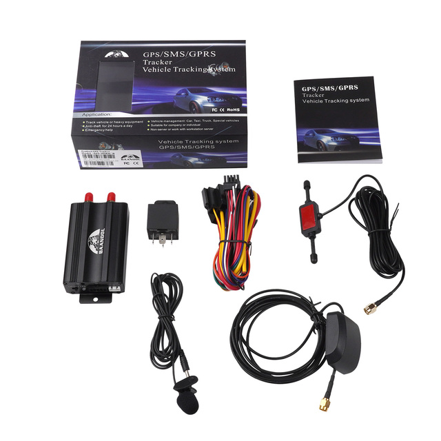 Vehicle Car Locator Tracking Device Waterproof GPS Tracker All Mobile Phones Tracking Software With Imei TK103A