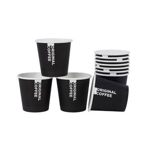 Gobelet en papier kraft jetable à paroi simple, personnalisé en usine, avec couvercle blanc, offre spéciale pour le vin, échantillon gratuit disponible, impression possible - Product Image 3