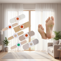 Meditan Patch Adhésif Anti-Callosités à l'Acide Salicylique et aux Herbes, Film Plastique, pour Pieds, Mains et Verrues Plantaires, Soulagement de la Douleur