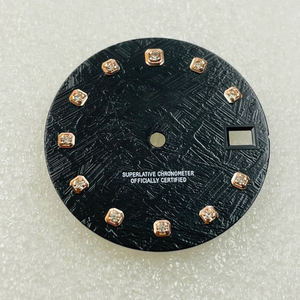 Nuovo Orologio Meccanico S con Quadrante a Motivo Meteorite NH36, Diamanti Luminosi e Accessori in Metallo, Compatibile con NH35/NH36 - Product Image 1