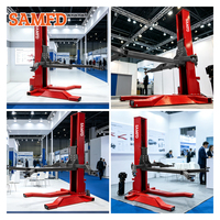 SAMFD Solution de stationnement intelligente : Pont élévateur hydraulique monopoteau portable de 2700 kg, gain de place, pour usage domestique