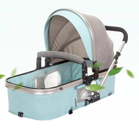 Poussette 2-en-1 Kidilo High Landscape avec siège auto, roues en EVA, inclinable, pliable dans les deux sens, compacte pour enfants de 0 à 3 ans