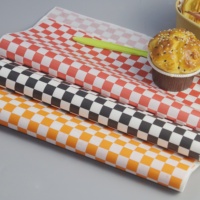 Papier ciré de qualité alimentaire personnaliser le logo papier d'emballage sulfurisé PE Wax Burger