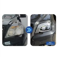 Feux de voiture pour X204, lentille de projecteur de phare, phare dynamique GLK-Class GLK250, phare LED GLK300, feux de jour DRL automobiles