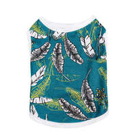 Nouveau design de haute qualité Langyu – T-shirt d'été en tricot de polyester pour chien, motif dessin animé, gilet pour animal de compagnie