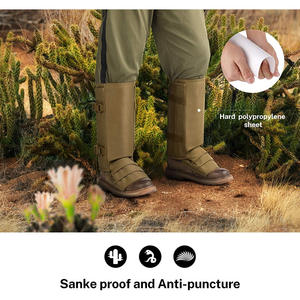 Cubrepiés Protector para Picaduras <span class=keywords><strong>de</strong></span> <span class=keywords><strong>Serpiente</strong></span> para Camping al Aire Libre, Botas <span class=keywords><strong>de</strong></span> Caza para Viajes <span class=keywords><strong>de</strong></span> Montaña, Galochas Protectoras para Rodillas contra Arañazos, Calentadores <span class=keywords><strong>de</strong></span> Piernas - Product Image 6