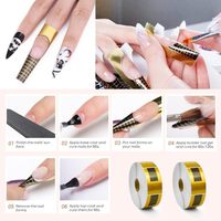 100 pièces de formes à ongles dorées |   Pochoir en aluminium pour extension d'ongles |   Certifié CE |   Logo et emballage personnalisés |   Durable pour les salons