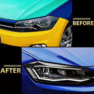 Phares avant LED pour VW Polo 2019-2024, ensemble de projecteurs, nouvelles lampes de voiture, 6000k couleur, double lentille, animation de démarrage - Product Image 4