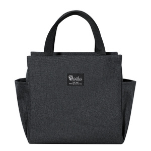 Nuova Borsa Termica per il <span class=keywords><strong>Pranzo</strong></span> dal Design Semplice con Logo Personalizzato e Borsa Tote Grigia Isolata, Borsa Termica Morbida per il <span class=keywords><strong>Pranzo</strong></span> - Product Image 2