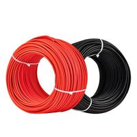 Für zugelassene industrielle PV-Solarkabel PV1-F 4mm² 6mm² DC 1kV verzinntes Kupfer XLPE-isoliert Rot/Schwarz Photovoltaik-Kabel Solar