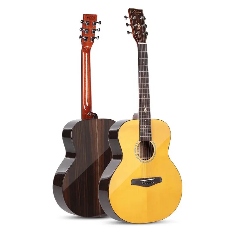 Großhandel Guitarre 36 Zoll Mini-Gitarre mit solider Sitka-Fichte-Oberseite und Rosenholz-Unterlage